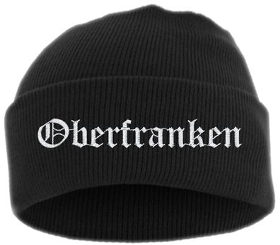 Oberfranken Umschlagmütze - Altdeutsch - Bestickt - Mütze mit breitem ...