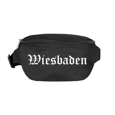 Wiesbaden Bauchtasche - Altdeutsch bedruckt - Gürteltasche Hipbag - ...
