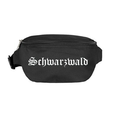 Schwarzwald Bauchtasche - Altdeutsch bedruckt - Gürteltasche Hipbag - ...