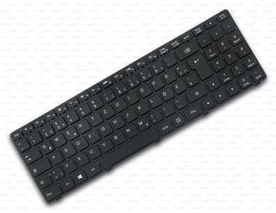 Tastatur (GER) Schwarz mit Rahmen für Lenovo IdeaPad 100-15IBD 80QQ Lenovo B50-50 ...
