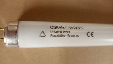 Osram L 38w/25 Universal White Recyclable - Germany CE Sonder-Länge ! nachmessen !