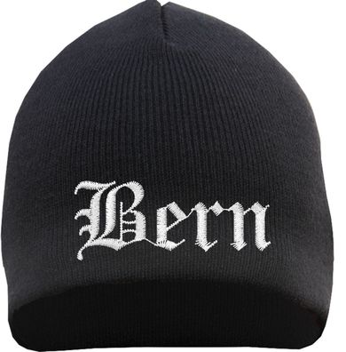 Bern Beanie Mütze - Altdeutsch - Bestickt - Strickmütze Wintermütze - ...