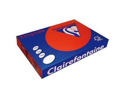 Clairefontaine Trophee 1005C Papier Korallenrot 160g/ m² DIN-A3 - 250 Blatt