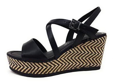 Marco Tozzi Damenschuhe Sandalen Hoch Sandalette Schwarz Freizeit