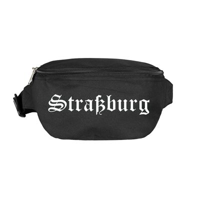 Straßburg Bauchtasche - Altdeutsch bedruckt - Gürteltasche Hipbag - ...