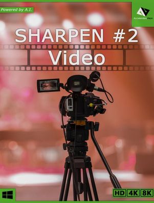 Sharpen Video #2 Standard - Videos professionell schärfen - PC Download Version
