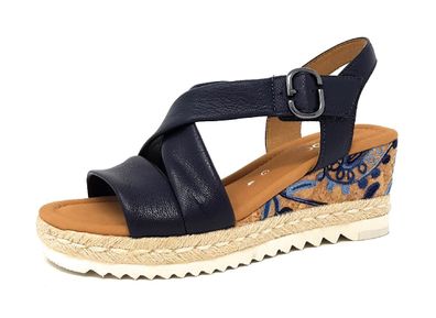 Gabor Comfort Damenschuhe Sandalette Blau