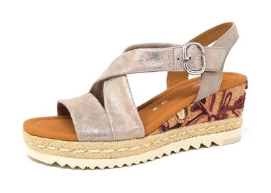 Gabor Comfort Damenschuhe Sandale Beige