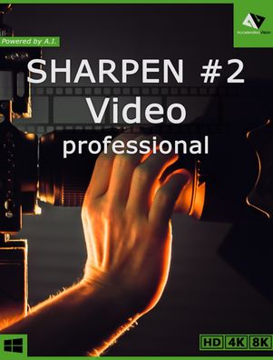 Sharpen Video #2 Professional - Videos professionell schärfen - PC Download Version