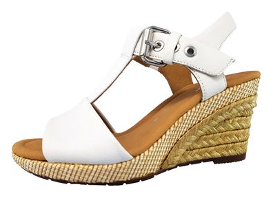 Gabor Comfort Damenschuhe Sandalen Bequem Sandale Weiß