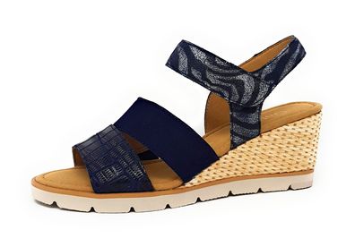 Gabor Damenschuhe Sandale Blau