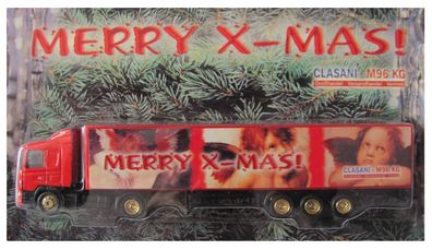 Clasani Nr.02 - Merry X-Mas - Scania 144 Topliner - Sattelzug