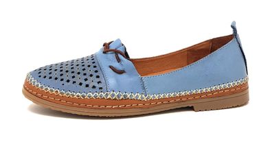 Manitu Damenschuhe Ballerinas Ballerina Blau