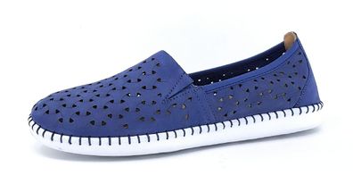 Caprice Damenschuhe Halbschuhe Slipper Slipper Blau Freizeit