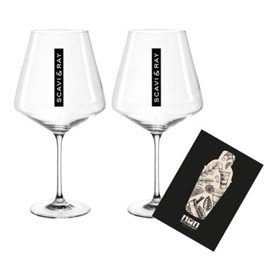 Scavi & Ray Weingläser NEU - 2er Set Glas / Gläser für Prosecco / Champagner /