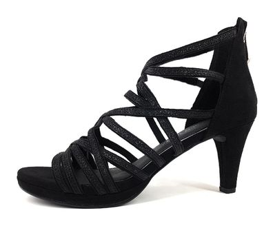 Marco Tozzi Damenschuhe Sandalen Elegant Sandalette Schwarz Elegant