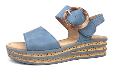 Gabor Damenschuhe Sandalen Hoch Sandale Blau Freizeit