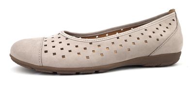 Gabor Damenschuhe Halbschuhe Slipper Slipper Beige Freizeit