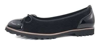 Gabor Damenschuhe Halbschuhe Slipper Ballerina Schwarz Freizeit