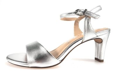 Tamaris Damenschuhe Sandalen Hoch Silber Freizeit