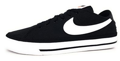 Nike Court Herrenschuhe Schnürschuhe Sneaker Schwarz Freizeit