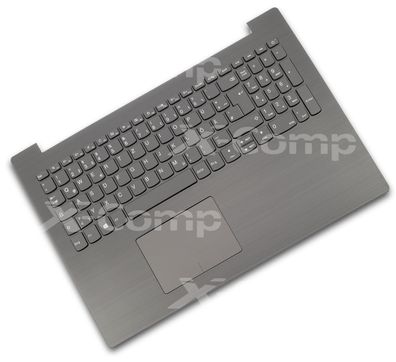 Tastatur DE Grau/ Grau inkl. Topcase inkl. Backlight für Lenovo IdeaPad 320-15ABR ...
