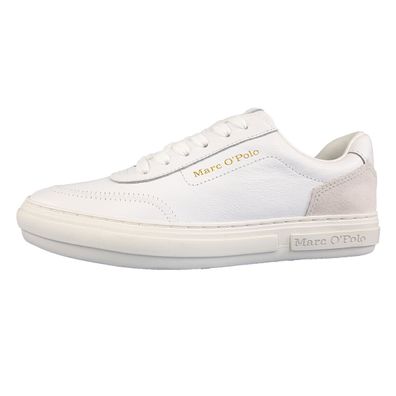 Marc O'Polo Damenschuhe Schnürschuhe Sportive Sneaker low Weiß Freizeit