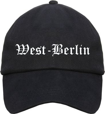 West-Berlin Cappy - Altdeutsch bedruckt - Schirmmütze Cap - Größe: Einhe...