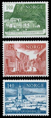 Norwegen 1975 Nr 700-702 postfrisch S21C3BA