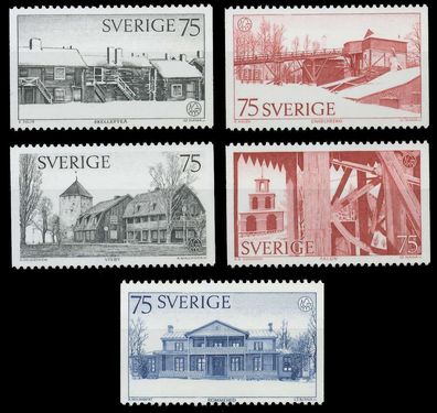 Schweden 1975 Nr 908-912 postfrisch S21FC9A