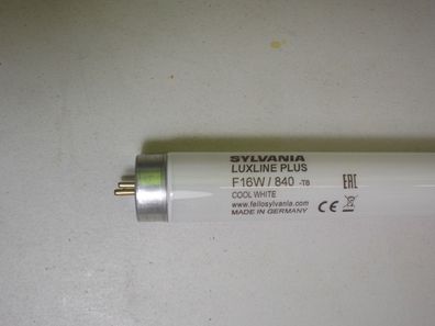 SyLvania Standard F16w / 125 -T8 Universal White Made in Germany CE 72 cm Länge