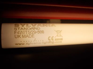 15cm "alte" "Neon"Röhre (no/ kein LED !) Sylvania Standard F4w/ T5/29-530 UK Made CE