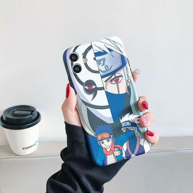 Naruto Kakashi Uchiha Obito Handyhülle für Apple iPhone 12 Schutzhülle Geschenk