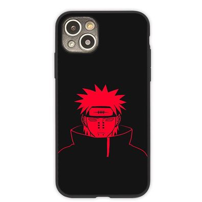Naruto Pain Handyhülle für Apple iPhone 14 Schutzhülle Geschenk Rot Schwarz