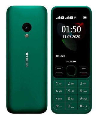 Nokia 150 (2020) DualSim Grün TA-1235 Radio Snake Kamera Taschenlampe MP3 Tasten ...