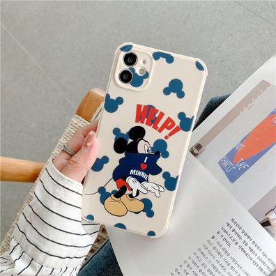 Mickey Herzförmig Handyhülle für Apple iPhone 14 All-inclusive Schutzhülle Geschenk