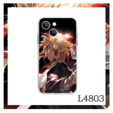 Demon Slayer#L4803 Handyhülle für Apple iPhone 14 Tanjirou Rengoku Schutzhülle