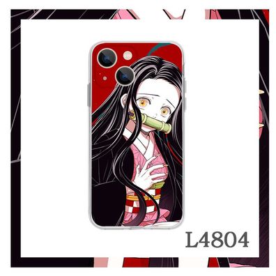 Demon Slayer#L4804 Handyhülle für Apple iPhone 14 Tanjirou Nezuko Schutzhülle