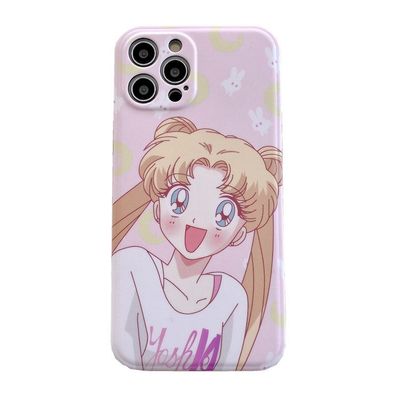 Niedlich Sailor Moon#01 Handyhülle für Apple iPhone 14 Schutzhülle Geschenk