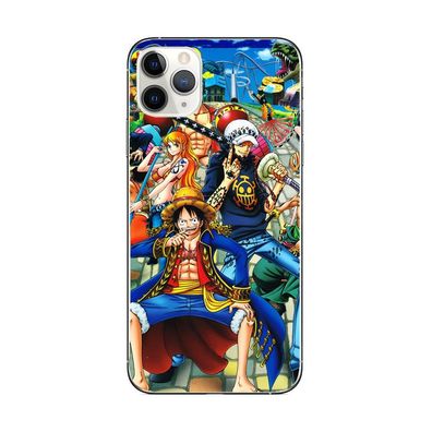 One Piece 5# Handyhülle für Apple iPhone 14 Luffy Zoro Nami Sanji Schutzhülle