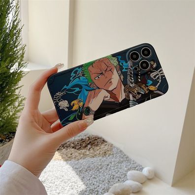 Luxus Roronoa Zoro Handyhülle für Apple iPhone 14 One Piece Schutzhülle Geschenk