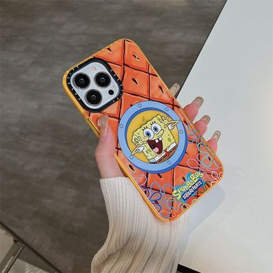 SpongeBob SquarePants Ananas Handyhülle für Apple iPhone 14 Schutzhülle Geschenk