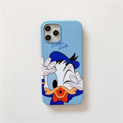 Cute Donald Duck Handyhülle für Apple iPhone 14 Schutzhülle Geschenk Blau