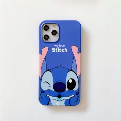 Cute Stitch Handyhülle für Apple iPhone 14 Schutzhülle Geschenk Blau