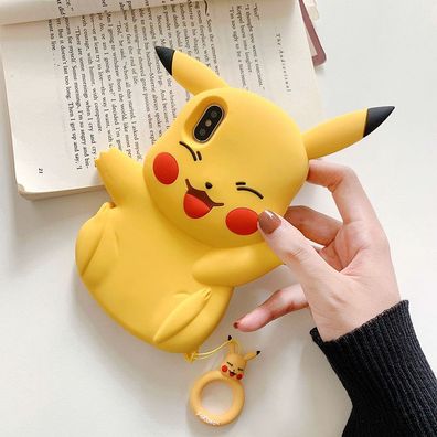 Pokémon Smiling Pikachu Handyhülle für Apple iPhone 14 Schutzhülle Pendant Geschenk