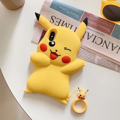 Pokémon Winking Pikachu Handyhülle für Apple iPhone 14 Schutzhülle Pendant Geschenk
