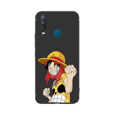 One Piece Luffy Handyhülle für Apple iPhone 14 Schutzhülle Geschenk Schwarz03