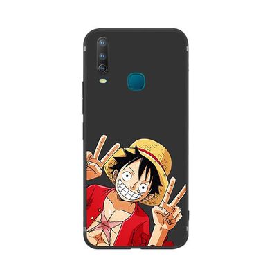 One Piece Luffy Handyhülle für Apple iPhone 14 Schutzhülle Geschenk Schwarz04