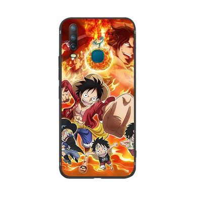 One Piece Luffy Handyhülle für Apple iPhone 14 Schutzhülle Geschenk Orange