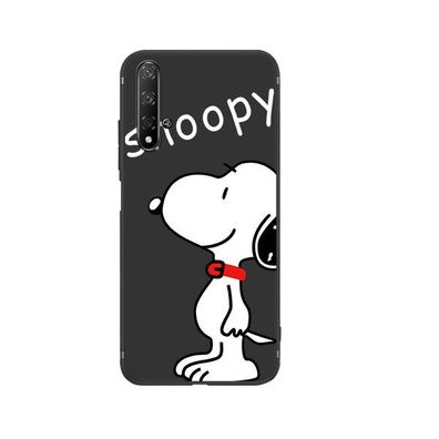 Snoopy Handyhülle für Apple iPhone 14 TPU Schutzhülle Geschenk Schwarz02